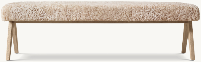 Jakob Shearling Bench