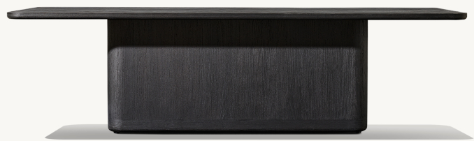 Milano Teak Rectangular Dining Table