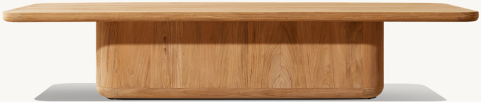 Milano Teak Rectangular Coffee Table