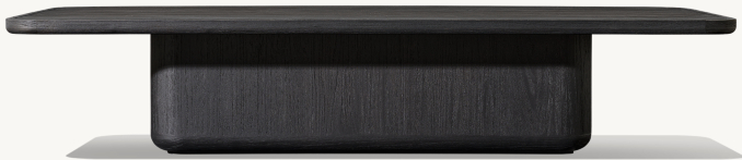 Milano Teak Rectangular Coffee Table