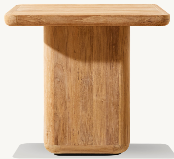 Milano Teak Square Side Table