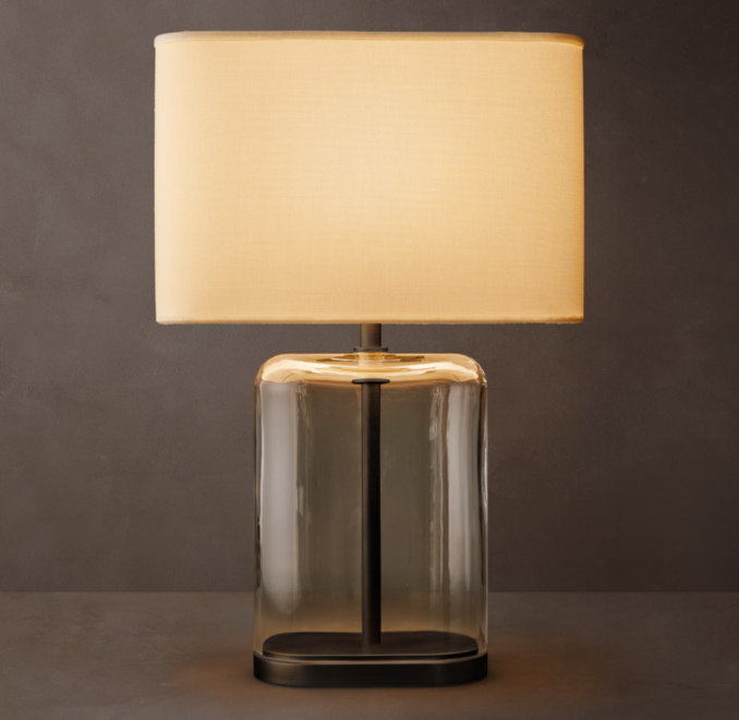 Lacour - Lampe à poser en verre transparent