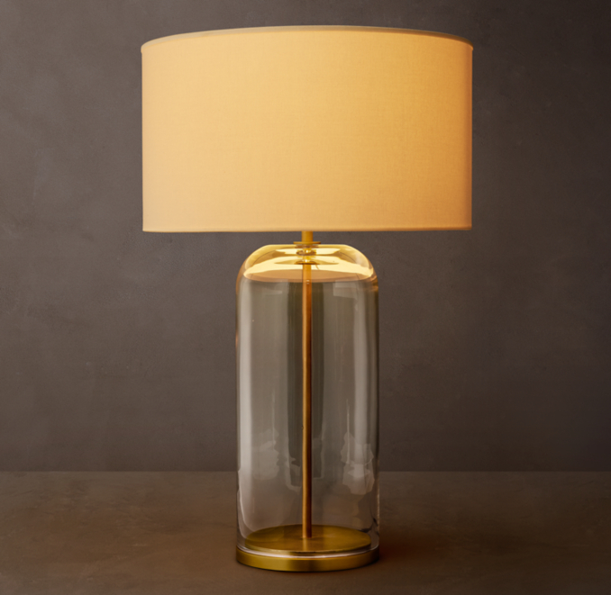 Lacour Clear Glass Table Lamp