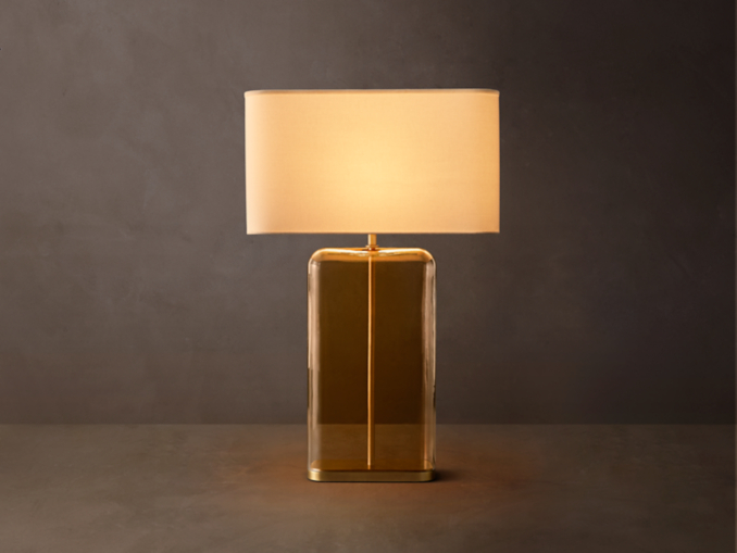28" lamp shown in Lacquered Burnished Brass.