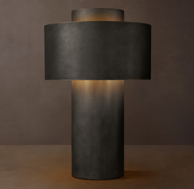 19" lamp shown in Bronze.