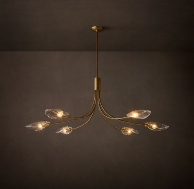 Shell Rectangular Chandelier