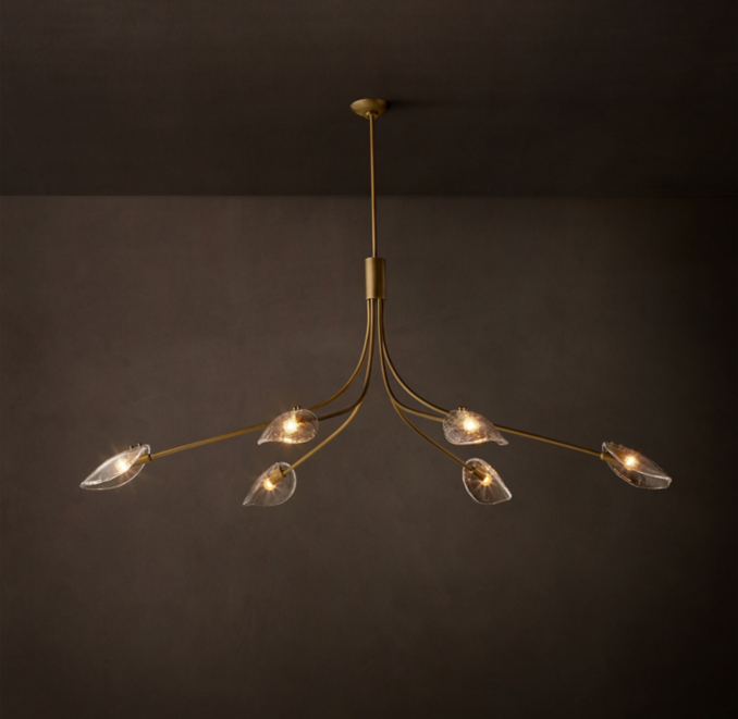 Shell Rectangular Chandelier