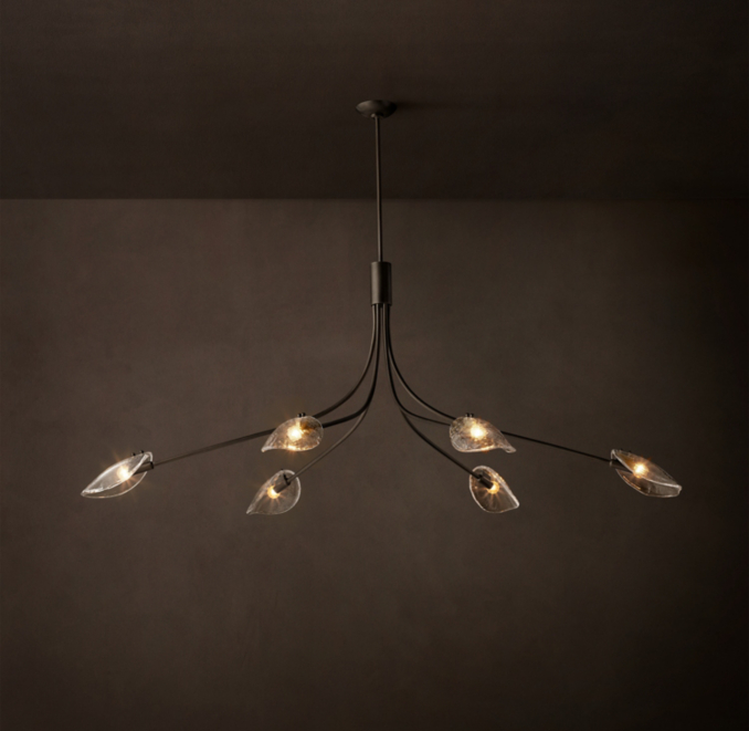 Shell Rectangular Chandelier