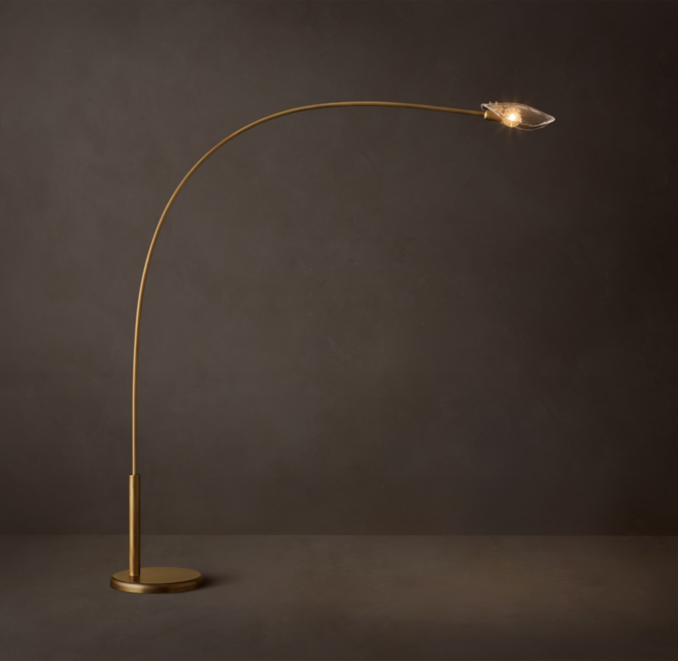 Shown in Lacquered Burnished Brass.