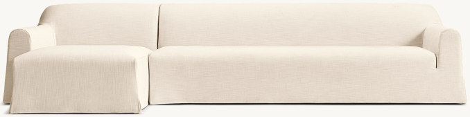 Monastère Waterfall Left-Arm Chaise Sectional