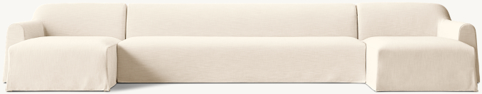 Monastère Waterfall U-Chaise Sectional