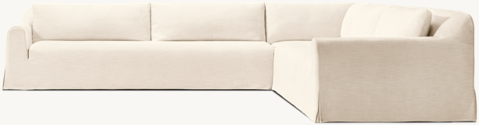 Monastère Waterfall with Back Cushions Corner Sectional