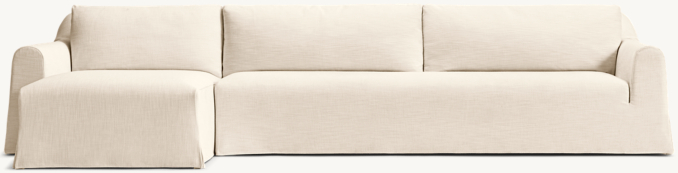 Monastère Waterfall with Back Cushions Left-Arm Chaise Sectional