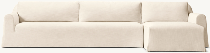 Monastère Waterfall with Back Cushions Right-Arm Chaise Sectional