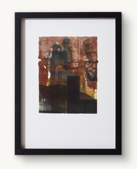 Rob Delamater: Ancient Wall I in Rust - Small