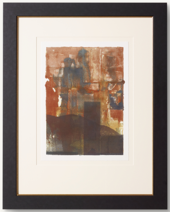 Rob Delamater: Ancient Wall I in Rust - Medium