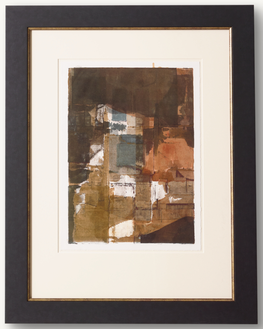 Rob Delamater: Ancient Wall II in Rust - Medium