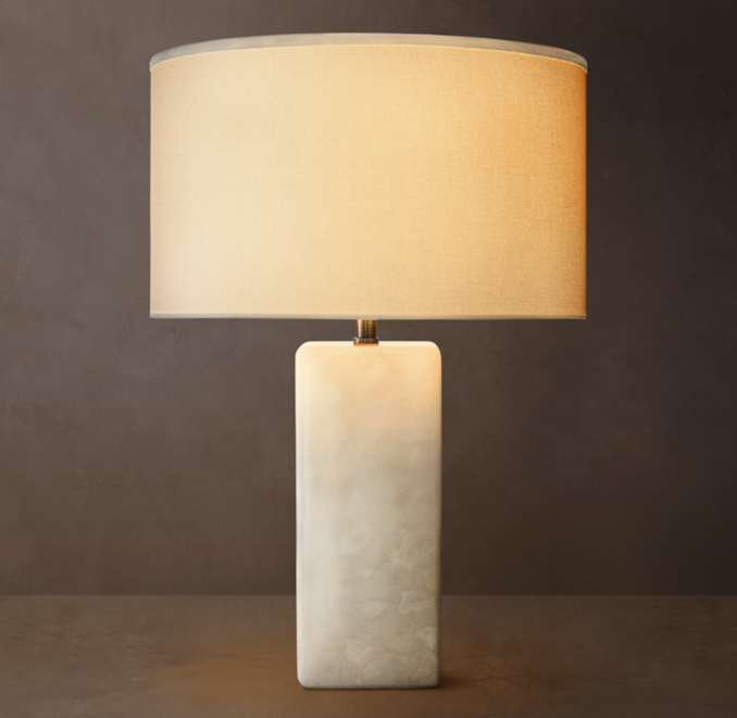 18" lamp shown in Ivory Onyx.