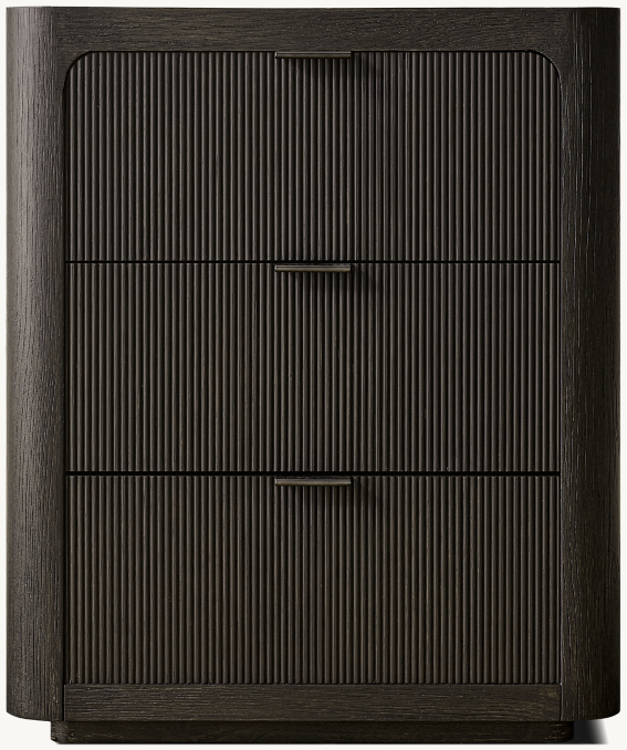 20" nightstand shown in Black Oak.