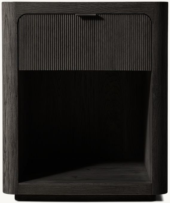 20" nightstand shown in Black Oak.