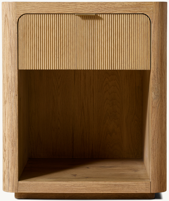 20" nightstand shown in Natural Oak.