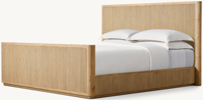 Cambria Panel Bed with Footboard
