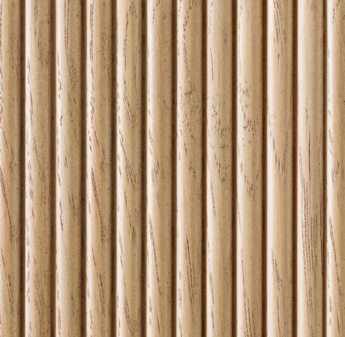 Shown in Greige Oak.