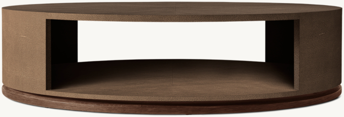 Shown in Mocha Shagreen/Brown Brushed Oak.
