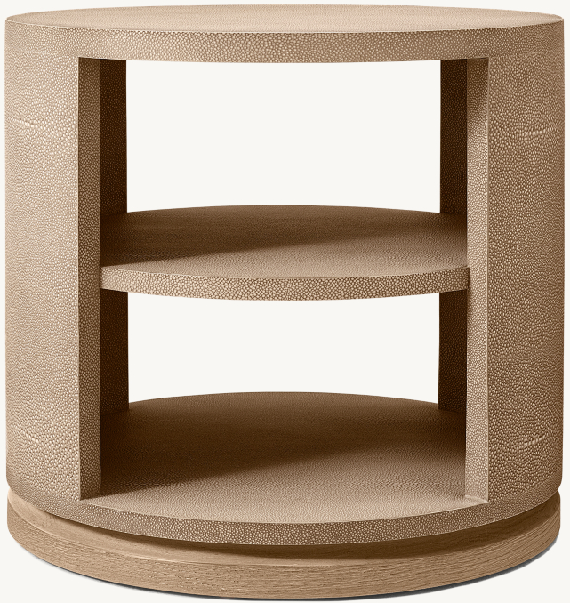 Shown in Taupe Shagreen/Greige Brushed Oak.