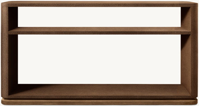 Shown in Mocha Shagreen/Brown Brushed Oak.