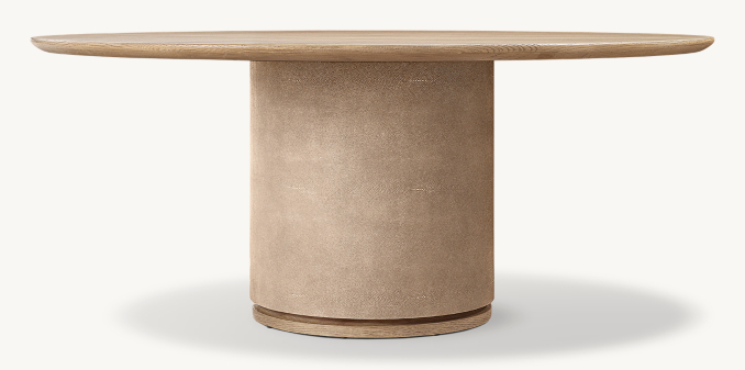Ligné Shagreen Round Dining Table