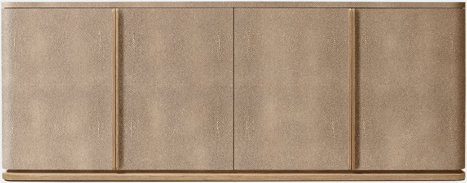 Shown in Taupe Shagreen/Greige Brushed Oak.