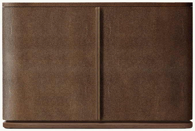 Shown in Mocha Shagreen/Brown Brushed Oak.