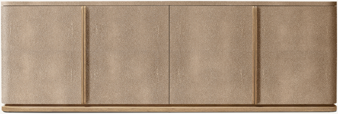 Shown in Taupe Shagreen/Greige Brushed Oak.
