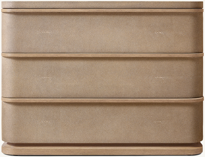 Ligné Shagreen Closed Nightstand