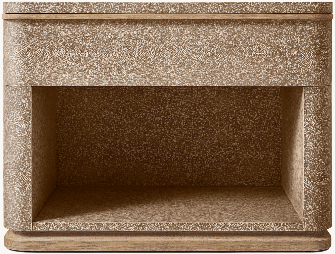 Ligné Shagreen Open Nightstand