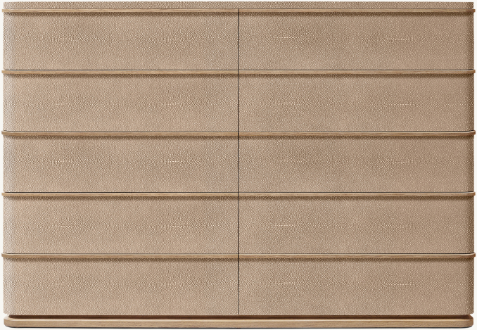 Shown in Taupe Shagreen/Greige Brushed Oak.