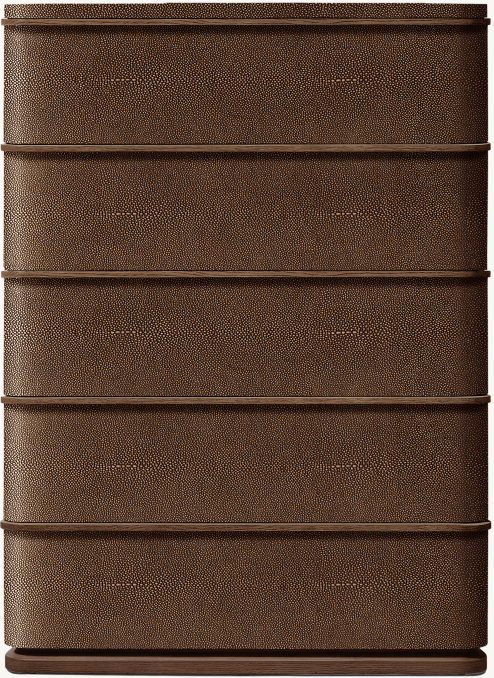 Shown in Mocha Shagreen/Brown Brushed Oak.