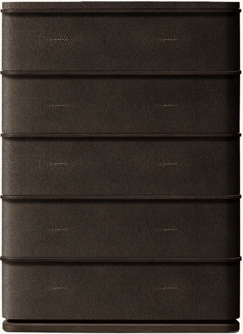 Shown in Ebony Shagreen/Black Brushed Oak.
