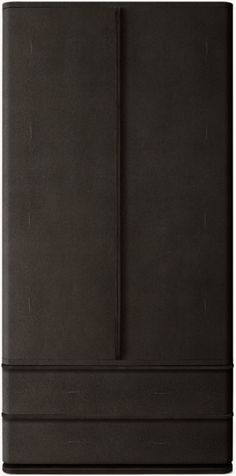 Shown in Black Brushed Oak/Ebony Shagreen.