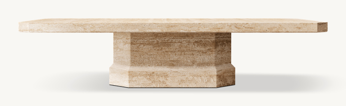 Antic Pedestal Coffee Table