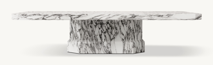 Antic Pedestal Coffee Table