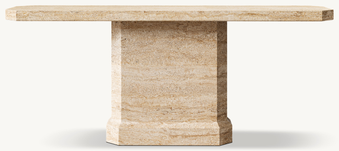 Shown in Italian Classico Travertine.