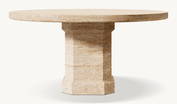 Shown in Italian Classico Travertine.