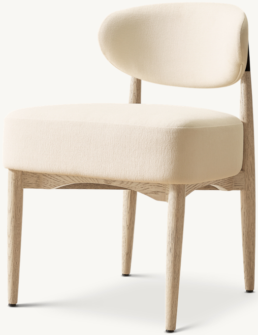 Arno Luxe Fabric Dining Side Chair