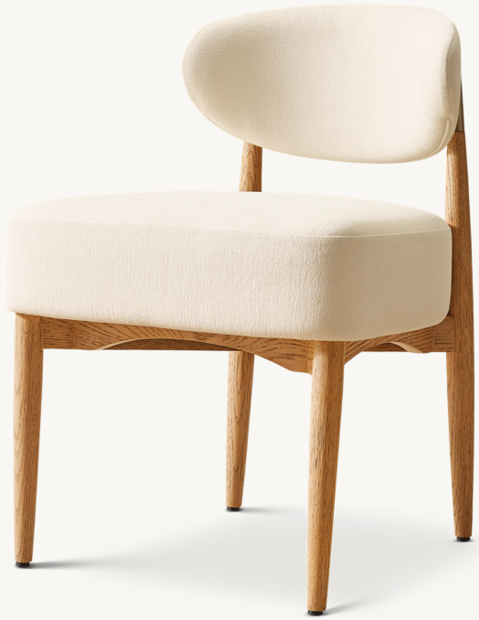 Arno Luxe Fabric Dining Side Chair