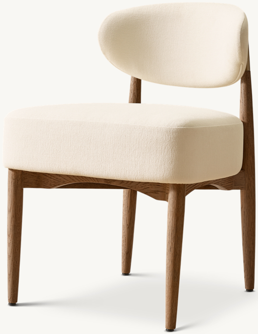 Arno Luxe Fabric Dining Side Chair