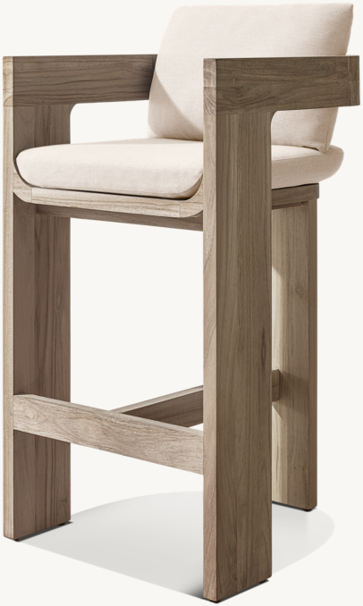 Sedona Open Teak Bar & Counter Stool