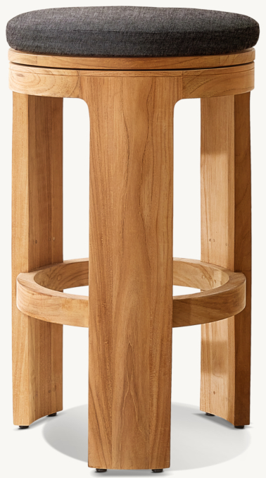 Sedona Teak Swivel Bar & Counter Stool