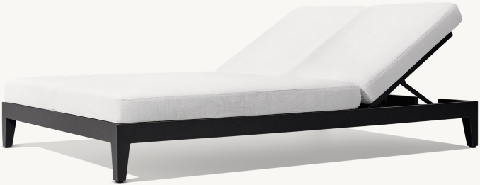 Balmain Aluminum Double Chaise